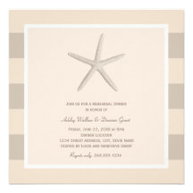 Rehearsal Dinner Invitations | Ivory Starfish