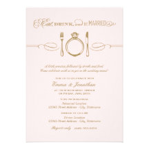 Rehearsal Dinner Invite | Eat Drink and be Married