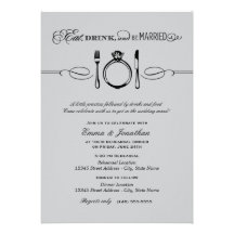 Rehearsal Dinner Invite | Eat Drink and be Married