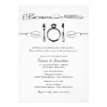 Rehearsal Dinner Invite | Eat Drink and be Married