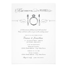 Rehearsal Dinner Invite | Eat Drink and be Married