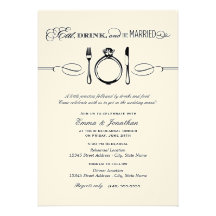 Rehearsal Dinner Invite | Eat Drink and be Married