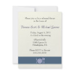 Rehearsal dinner invite - navy