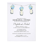 Rehearsal Dinner Mason Jar Wildflowers invitations