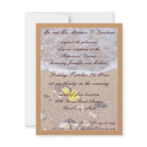 Rehearsal Dinner Ocean Seashells Personalized Invite