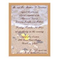 Rehearsal Dinner Ocean Seashells Personalized Invite