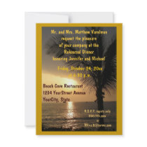 Rehearsal Dinner  Ocean Views Personalized Invites