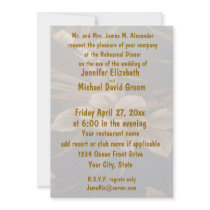 Rehearsal Dinner Tropical Floral Print Invite