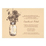 Rehearsal Dinner - Wild Flowers & Mason Jar Invitations