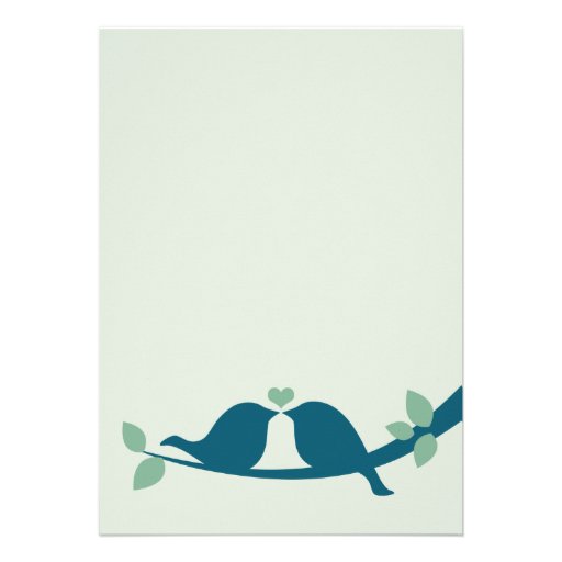 Rehearsal Dinner with Lovebirds Custom Invitation