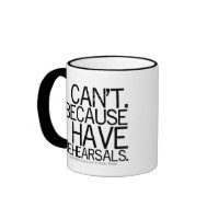 Rehearsals (black) 2-Sided Mug mug