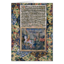 Rehoboam waging war against Jeroboam Card