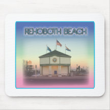 Rehoboth Beach Delaware - Rehoboth Ave Scene Mousepads