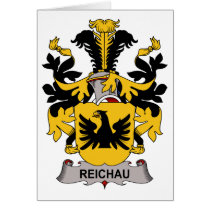 Reichau Family Crest cards
