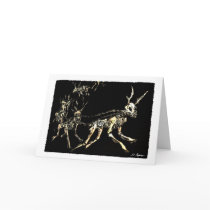 Reign of the Reindeer Christmas Card by Orderofstnick Reign of the Reindeer Christmas Card