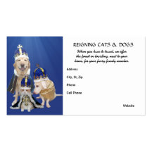 Reigning Cats & Dogs Business Cards