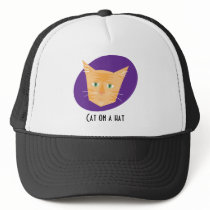 Reigning Cats & Dogs_Furry Faces_Cat on a hat hats