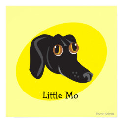 Reigning Cats & Dogs_Furry Faces_Little Mo print