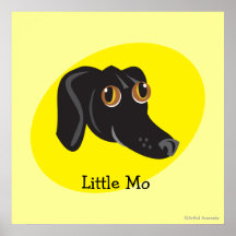 Reigning Cats & Dogs_Furry Faces_Little Mo Posters