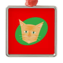 Reigning Cats & Dogs_Furry Faces_Peaches ornaments