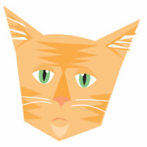 Reigning Cats & Dogs_Furry Faces_Peaches photo sculptures