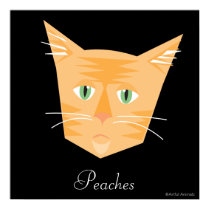 Reigning Cats & Dogs_Furry Faces_Peaches posters