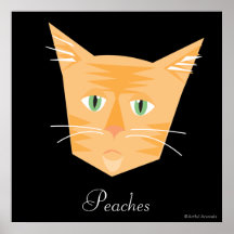 Reigning Cats & Dogs_Furry Faces_Peaches Posters