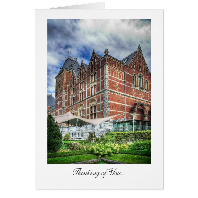 Reijks Museum, Amsterdam - Thinking of You Greeting Card Reijks Museum, Amsterdam - Thinking of You Greeting Card