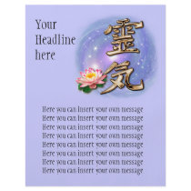 reiki2, YourHeadlinehere, Here you can insert y... Custom Flyer
