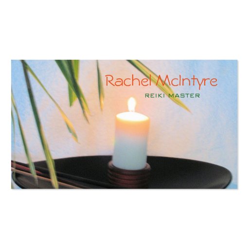 Reiki Business Card Zazzle 7655