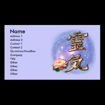 Reiki business cards
