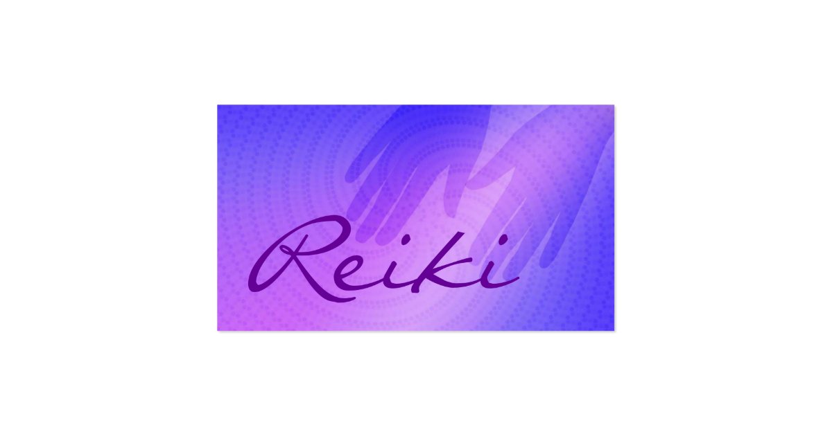 Reiki Business Cards Zazzle