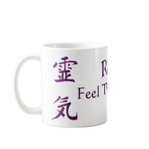 Reiki Feel The Energy Coffee Mug by SmilinEyesTreasures Reiki Feel The Energy Coffee Mug