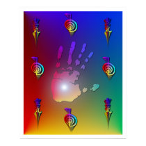 Reiki Hand posters by reikiwaves Reiki Hand posters