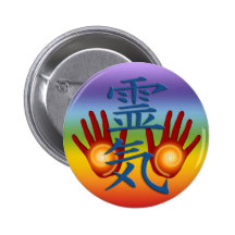 Reiki Hands Button