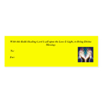 Reiki Healing Card business cards