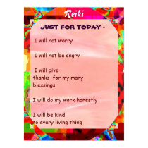 REIKI HEALING DAILY AFFIRMATIONS posters