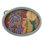 Reiki Healing Master Oval Belt Buckle