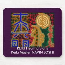 REIKI Main Healing Symbols mousepads by doonagiri REIKI Main Healing Symbols mousepads