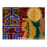 REIKI Main Healing Symbols Postcard