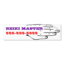 Reiki Master Customizable Bumper Stickers