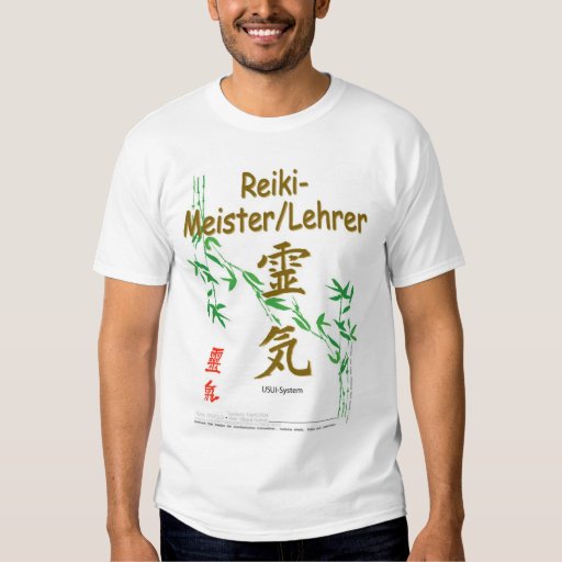 Reiki Meister TShirt Zazzle