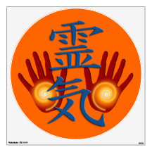 REIKI Symbol & Hands Room Decals