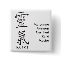Reiki Symbol in Kanji buttons by WellnessJunkie Reiki Symbol in Kanji buttons