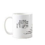 Reiki Usui Precepts ~ Just for today; Coffee Mugs