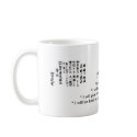 Reiki Usui Precepts ~ Just for today; mugs