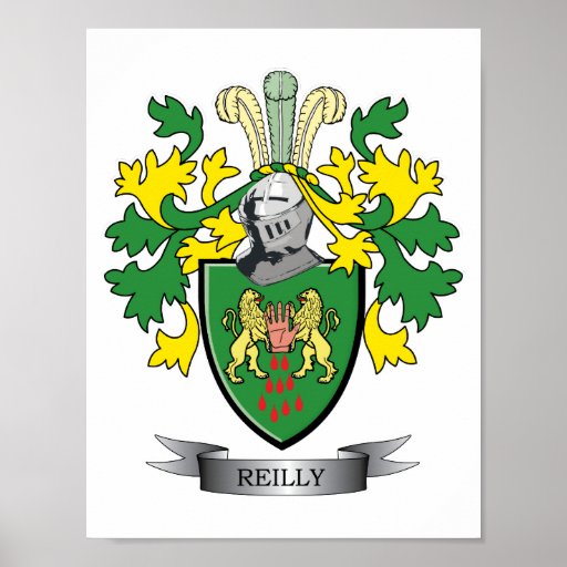 Reilly Coat of Arms Poster Zazzle