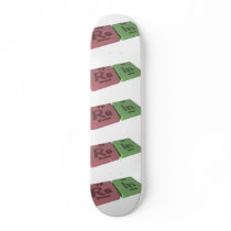 Rein as Re Rhenium and In Indium Skate Board Deck
