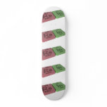 Rein as Re Rhenium and In Indium Skate Board Deck