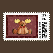 Rein-Dear Postage Stamp